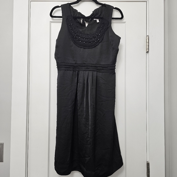 A Pea In The Pod Sleeveless Black Embellished Special Occassion Maternity Dress - Picture 1 of 11